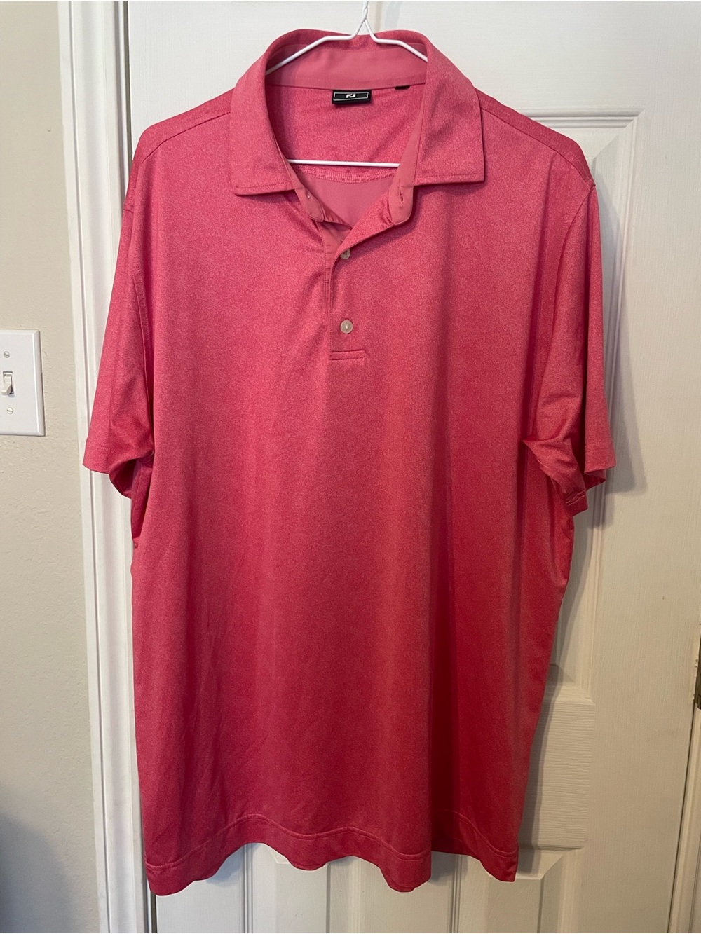FootJoy Men's Coral-Pink Performance Polo